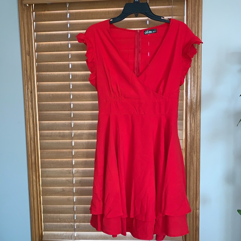 Chic me red dress. Size medium